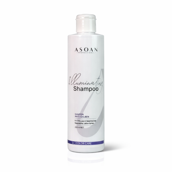 Șampon ASOAN Silver pentru păr blond, alb sau decolorat