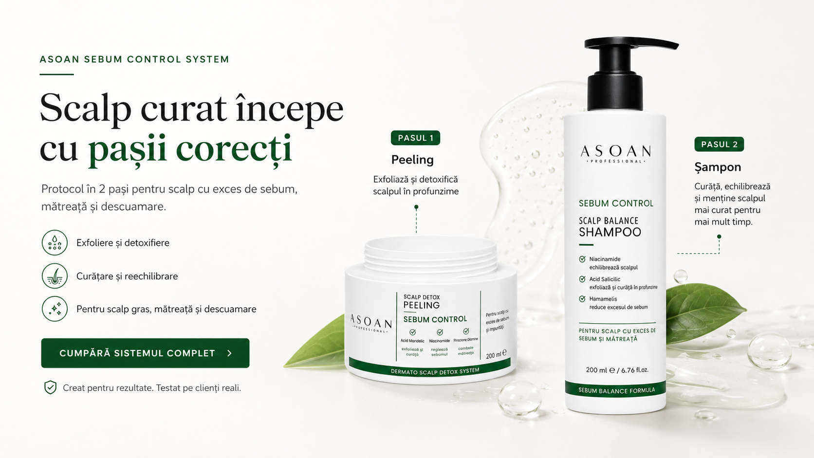 SISTEM IN 2 PASI PENRU DERMATOTA SEBOREICA