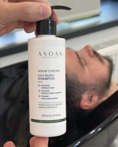 sampon tratament scalp gras asoan professional